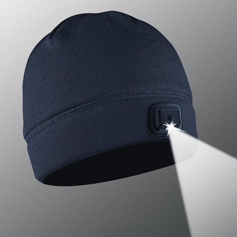 POWERCAP® 3.0 (1) LED Rechargeable HCL Beanie - Navy HLBR-7813