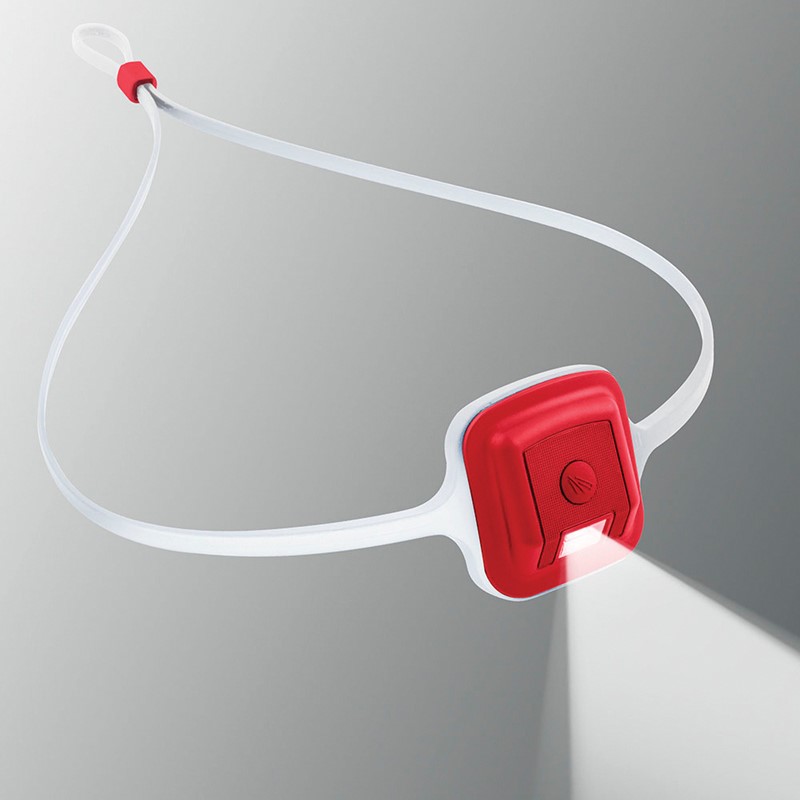 GUMBI-LAMP™ LED Headlamp - Translucent Strap/Red Lighting Unit RHB-9688
