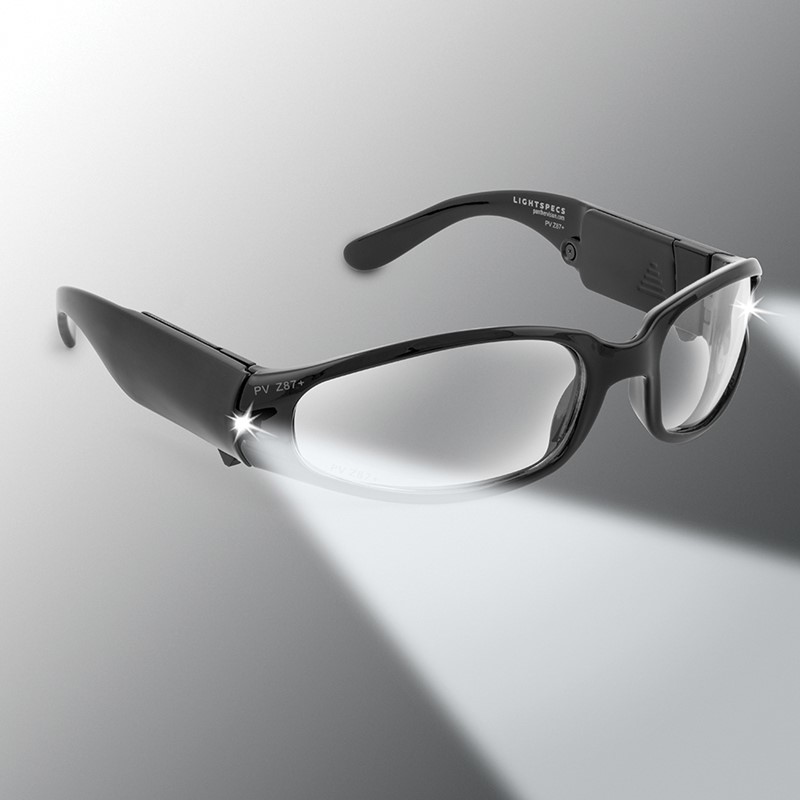 LIGHTSPECS® Lighted Safety Glasses - Black LSSG-5635-CAT