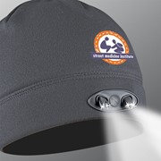 POWERCAP® 35|55 (4) LED Beanie - Charcoal Gray CUBWB-7677 View 2
