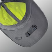 POWERCAP® 25|75 (4) LED Cap - Hi-Viz Lime with Gray Trim/Unstructured PS4-114 View 3