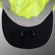 POWERCAP® 2575 (4) LED Runner Cap - Hi-Viz Lime Reflective Trim/Unstructured PR4-177 View 3